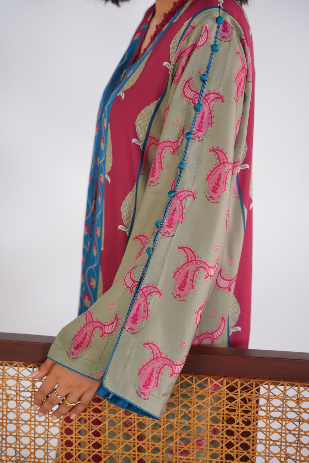 Artisan Heritage Korean Silk Kaftan