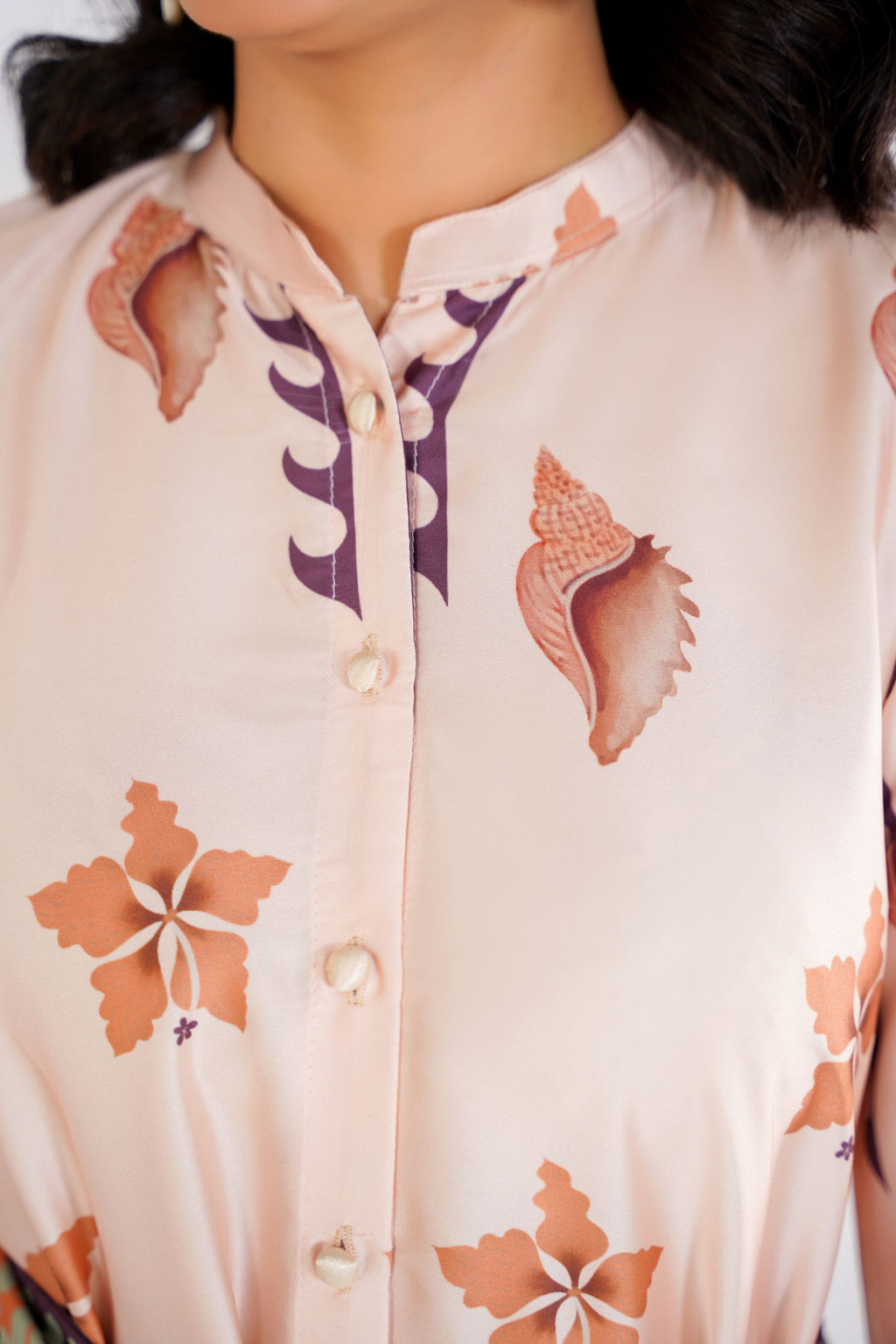 Paradise Bloom Korean Silk Dress