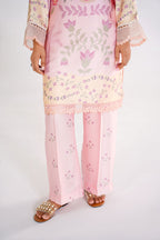 Blooming Grace Korean Silk Co-Ord