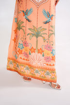Tropical Bloom Kaftan Dress