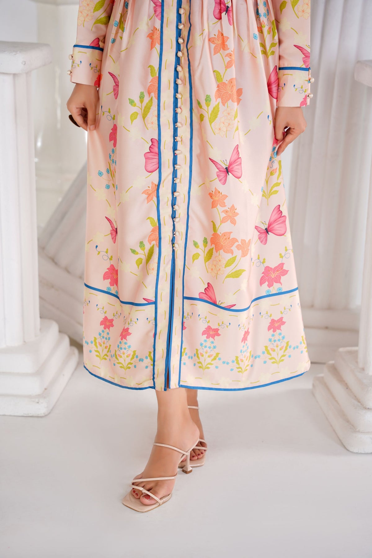Garden Butterfly Resort Dress