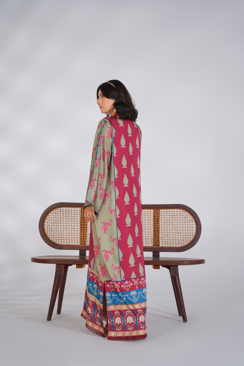 Artisan Heritage Korean Silk Kaftan