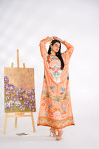 Tropical Bloom Kaftan Dress