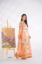 Tropical Bloom Kaftan Dress