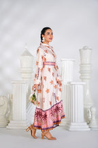 Tropical Bloom Flared Dress
