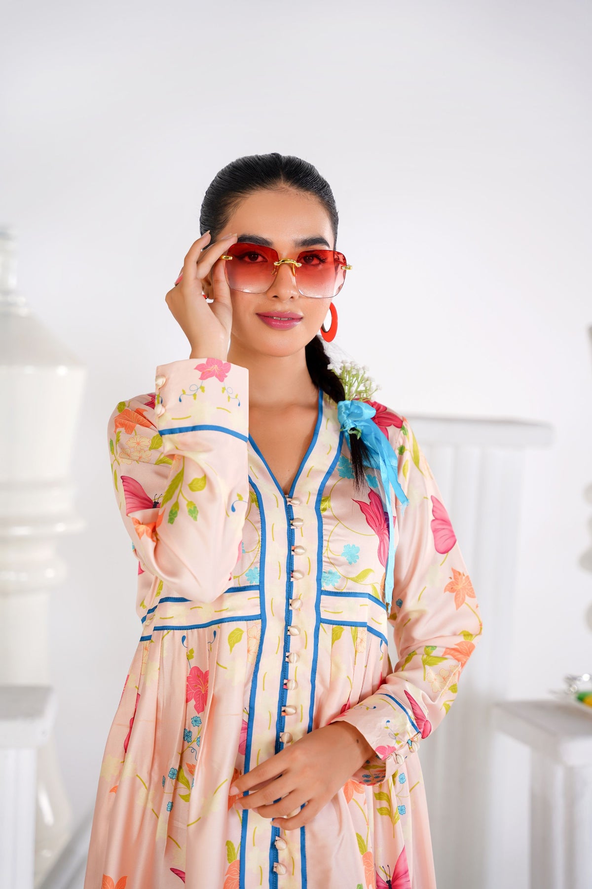 Garden Butterfly Resort Dress