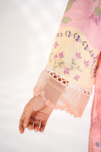Blooming Garden Korean Silk Co-Ord Set