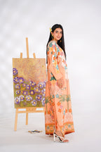 Tropical Bloom Kaftan Dress