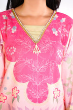 Blooming Garden Korean Silk Co-Ord Set