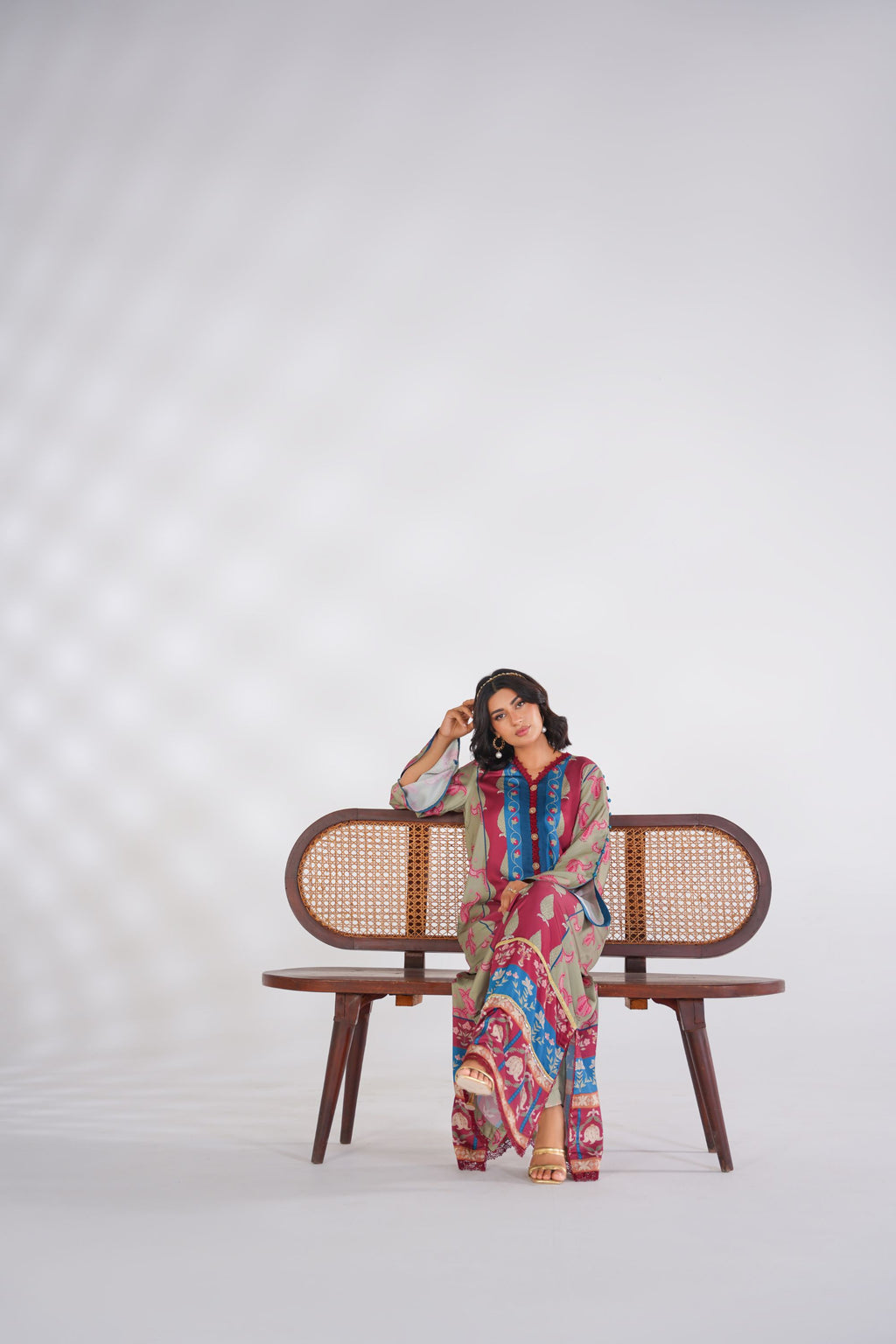 Artisan Heritage Korean Silk Kaftan