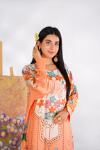 Tropical Bloom Kaftan Dress