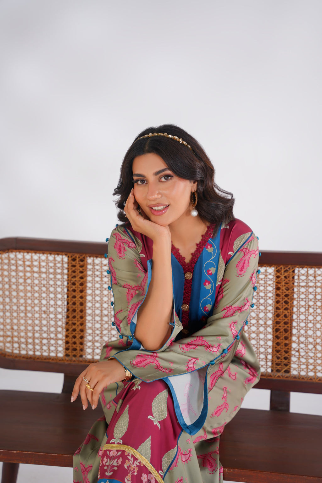 Artisan Heritage Korean Silk Kaftan