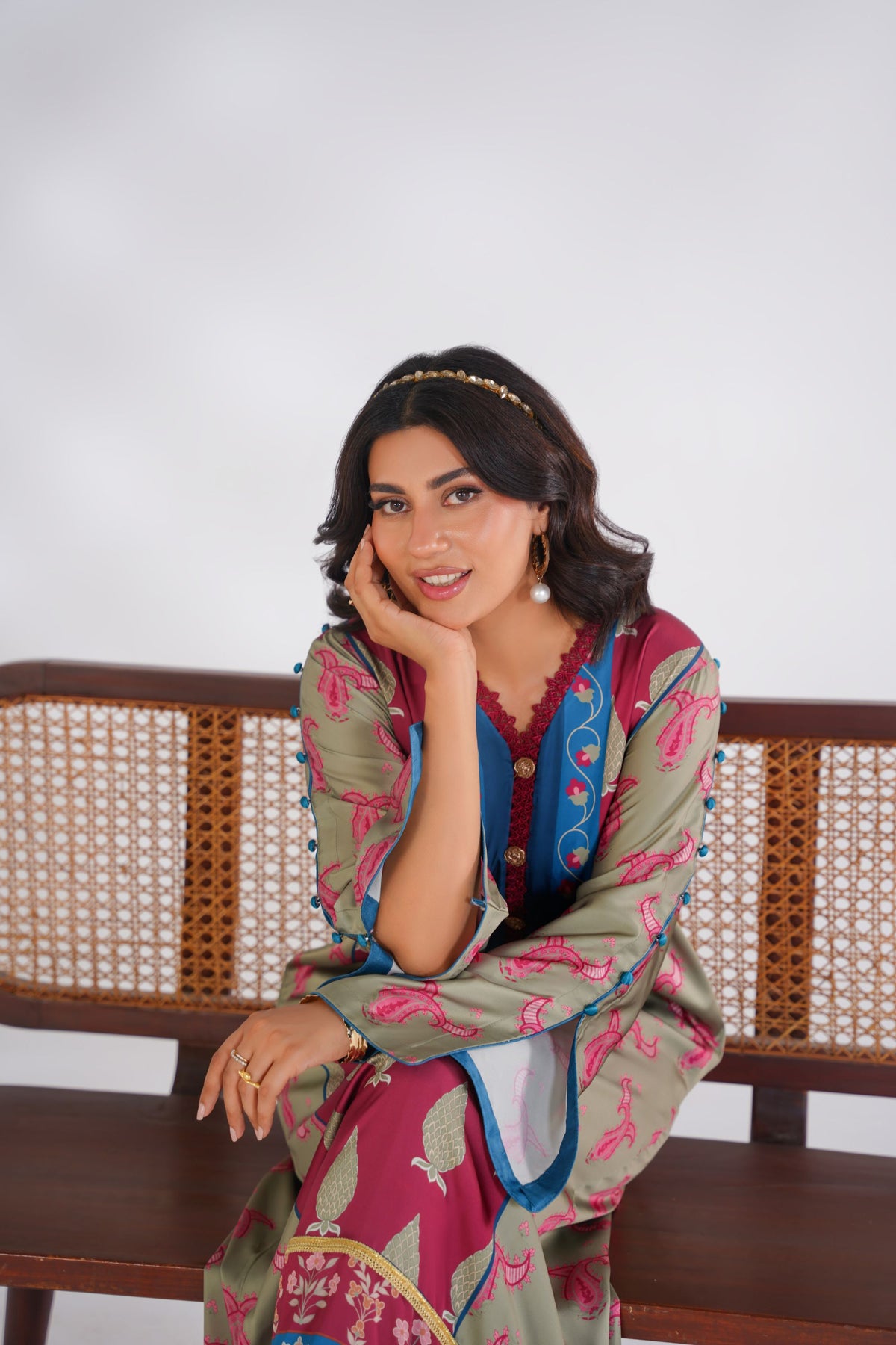 Artisan Heritage Korean Silk Kaftan