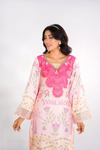 Blooming Grace Korean Silk Co-Ord